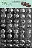 Cybrtrayd N033 Tiny Shell Assortment Chocolate Candy Mold with Exclusive Cybrtrayd Copyrighted Chocolate Molding Instructions