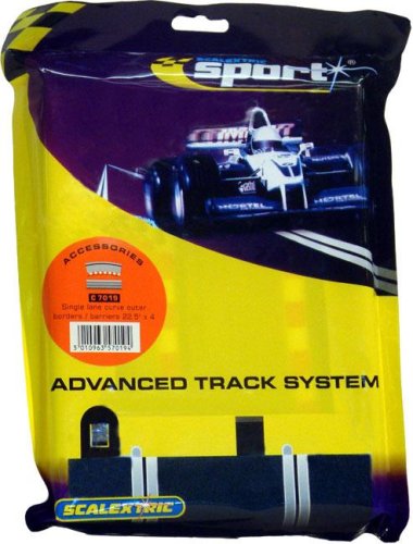Childrens Toyshop  Toys : Scalextric - Single Lane Curve Outer Border