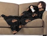 MLB Baltimore Orioles Youth Comfy Throw Blanket with Sleeves
