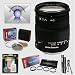 Sigma 18-200mm f/3.5-6.3 DC OS (Optical Stabilizer) Wide Angle Lens & Filters & Close-Up Macro Set & 6 Year Warranty for Canon EOS SLR
