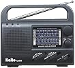 Kaito Ka009 4-way Powered,solar Power, Emergency Radio, Color Black