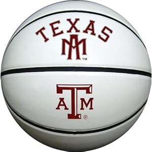 Texas A&M Aggies Official Size Synthetic Leather Autograph Basketball