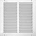 Accord ABRGWH1010 Return Grille with 1/2-Inch Fin Louvered, 10-Inch x 10-Inch(Duct Opening Measurements), White