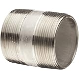 Stainless Steel 304/304L Pipe Fitting, Nipple, Schedule 40 Seamless, 1/2" X 2-1/2" NPT Male