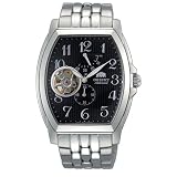 Orient Mens Power Reserve Skeleton Black Automatic Watch #CFHAA001B by Orient