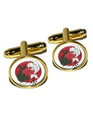 From Amazon.com. Click for details:
 Yin and Yang Red Moon - Japanese Asian Koi Carp Fish Round Cufflink Set - Gold Yin and Yang Red Moon - Japanese Asian Koi Carp Fish Round Cufflink Set - Gold