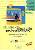 Guide de capacité professionnelle : Transport public routier des personnes