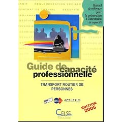 Guide de capacit� professionnelle : Transport public routier des personnes