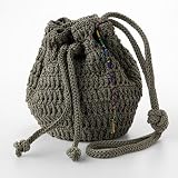 Mudd Crochet Drawstring Cross-Body Handbag