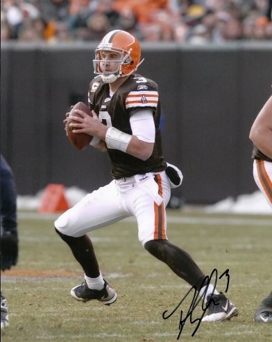 Derek Anderson Autographed/Hand Signed Cleveland Browns 8x10 Photo
