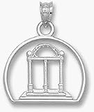 Georgia Bulldogs Arch Pendant - Sterling Silver Jewelry