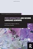 Peer interaction and second language learning