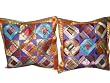Pillow Cases 2 Deep Violet Blue Sari Toss Pillow Cushion Covers 16"