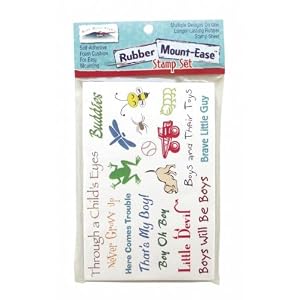 MOUNTEASE STAMP SET BOY OH BOY by Alvin