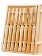 PSI Woodworking LCHSS8 HSS Wood Lathe Chisel Set, 8-Piece