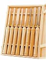 PSI Woodworking LCHSS8 HSS Wood Lathe Chisel Set, 8-Piece