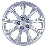 Drive Accessories KT953-15CLS 15-Inch Plastic Wheel Cover, Sparkling Silver Lacquer (Alloy Color)