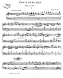 Bach C.P.E. Sonata in E flat Major: Instantly download and print sheet music
