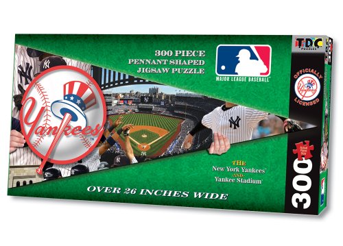 Mlb Pennant Shaped Puzzle - New York Yankees