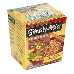 Simply Asia Take Out Noodle Box, Roasted Peanut, 10.6-Ounce Containers (Pack of 6)