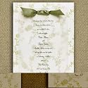 Laura Ashley Green Backer Invitation Kit