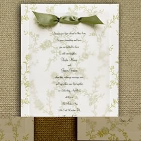 Laura Ashley Green Backer Invitation Kit