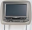 Power Acoustik HDVD-93GRDK Single 9-Inch Replacement Headrest with DVD and Video Monitor (Dark Gray)