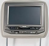 Power Acoustik HDVD-93BG Single 9-Inch Replacement Headrest with DVD and Video Monitor (Beige)