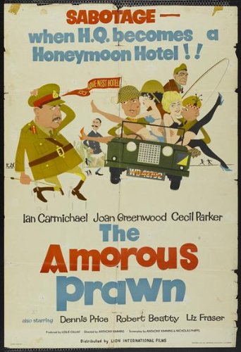 1962 The Amorous Prawn 27 x 40 inches Style A Movie Poster