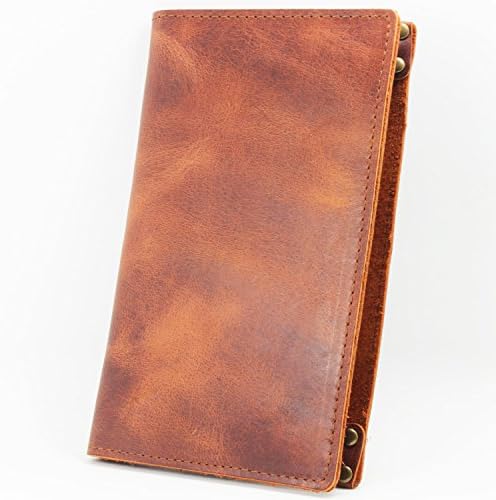 iPhone 6 Plus Case,TUZEER Wallet Case 100% Handcrafted Genuine Natural Leather Case for iPhone 6 Plus 5.5 inch with Cash and Credit Card ID Holders-Minimalism Design-DarkRed