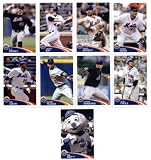 2012 Topps MLB Stickers New York Mets Team Set - 9 Stickers including David Wright, Jason Bay, "Mr. Met" Mascot, & Ike Davis!