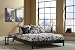 Twin Wood Platform Bed - Murray Platform Contemporary Design in Black Finish