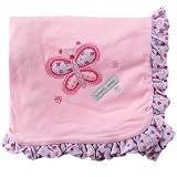 Butterfly Garden Receiving Blanket