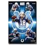 (22x34) Indianapolis Colts Peyton Manning, Dallas Clark, Reggie Wayne, Anthony Gonzalez, Sanders Poster