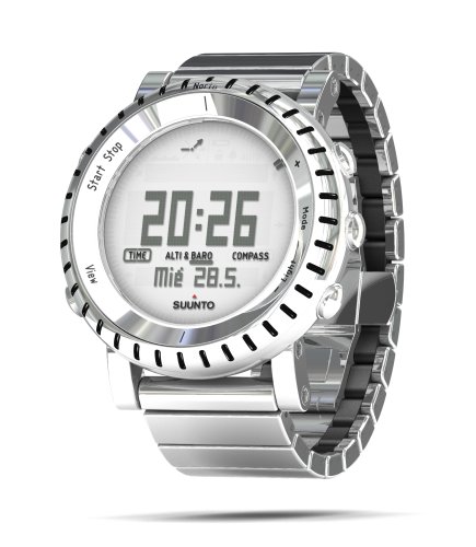 Suunto Core Wrist-Top Computer Watch with Altimeter, Barometer, Compass, and Depth Measurement (Stainless Steel)