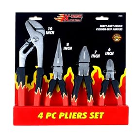 KR Tools 24001 Four-Piece Flame Pliers Set by KR Tools