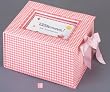 Baby-Schatzkästchen Willkommen! (rosa)