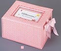 Baby-Schatzkästchen "Willkommen!" (rosa)