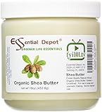 Shea Butter - 16 oz. - Organic - Unrefined - In HDPE Jar