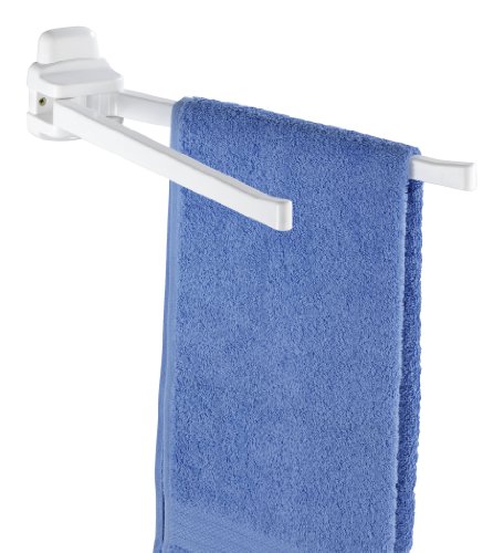 Wenko 17938100 Handtuchhalter Pure - 2 bewegliche Arme, Kunststoff, 8 x 43 x 11 cm, wei&szlig; Preisvergleich