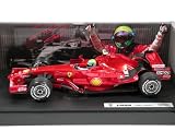 2008 Ferrari Formula One F1 #2 Felipe Massa diecast model race car 1:18 die cast by Hot Wheels - M0549