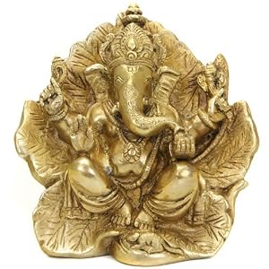 Brass Ganesh Statue - Free Shipping