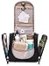 Magictodoor Toiletry Bag Travel Cosmetic Bag Bathroom Case with a Hook, Black