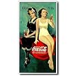 Nostalgic Coca Cola Tin Sign: 50th Anniversary