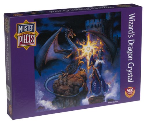 Image of Wizard's Dragon Crystal: Master Pieces Round Puzzle