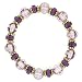 Jewelry : Spring Charmers Copper Color Amethyst Hues Stretch Bracelet