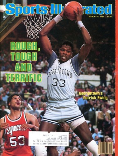 Patrick Ewing Unsigned Sports Illustrated Magazine - March 19, 1984
