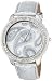 XOXO Women's XO3184 Silver Dial Silver Crocodile Genuine Leather Watch