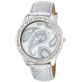 XOXO Womens XO3184 Silver Dial Silver Crocodil