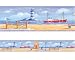 NAUTICAL peel & stick WALLPAPER BORDER ocean wall paper decor